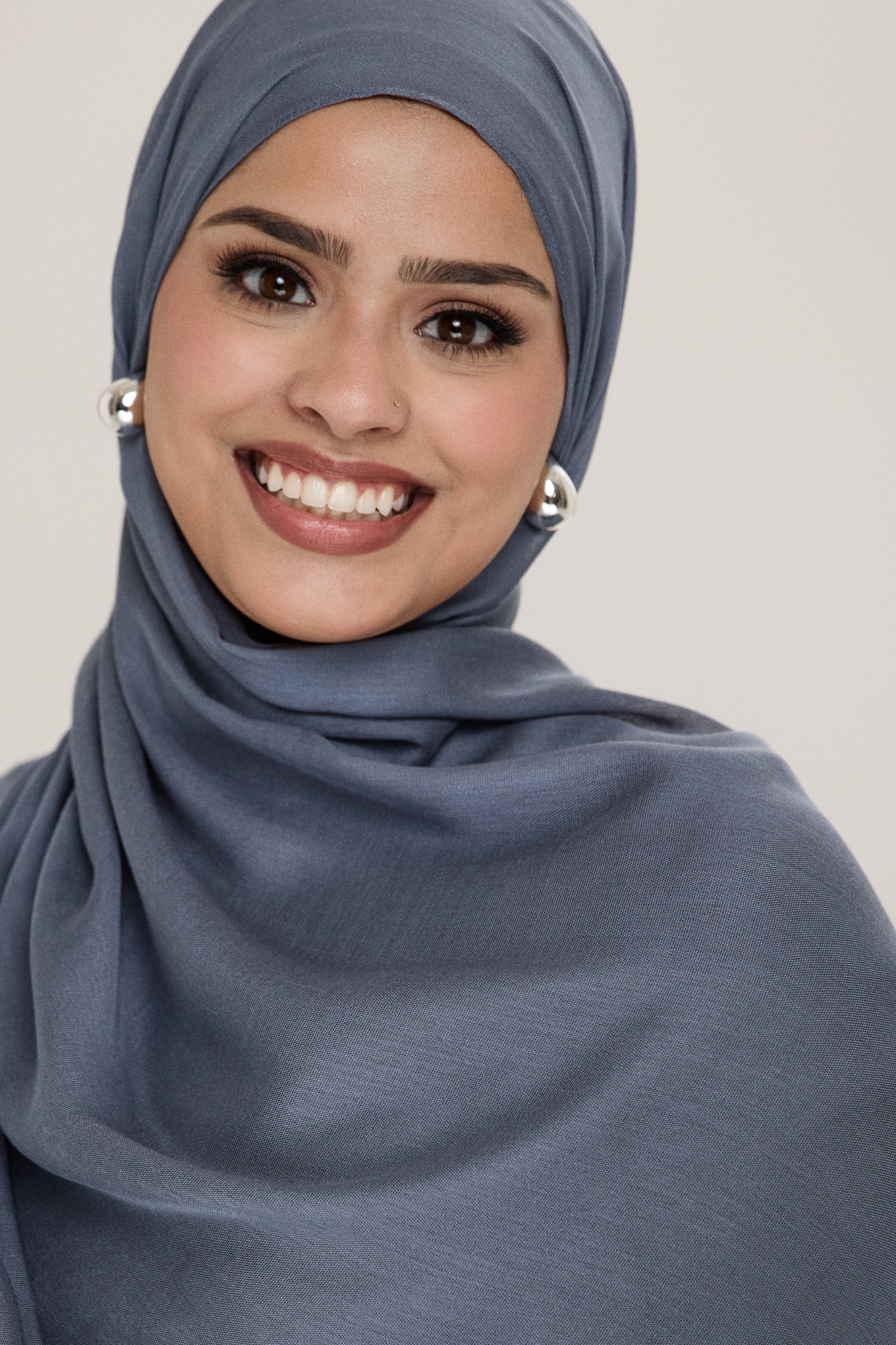 Lite Modal Hijab - Stone Blue