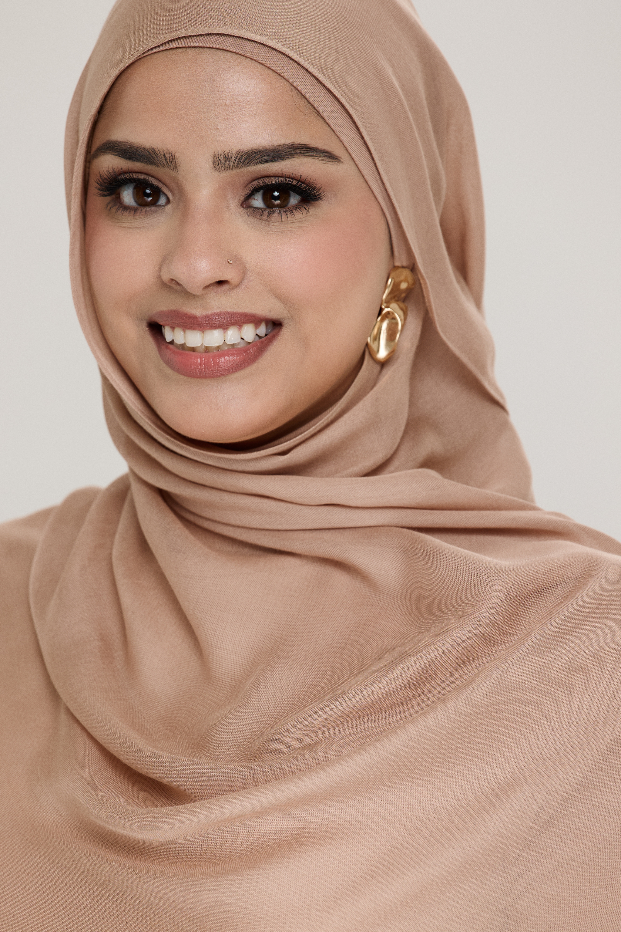Lite Modal Hijab - Almond Butter