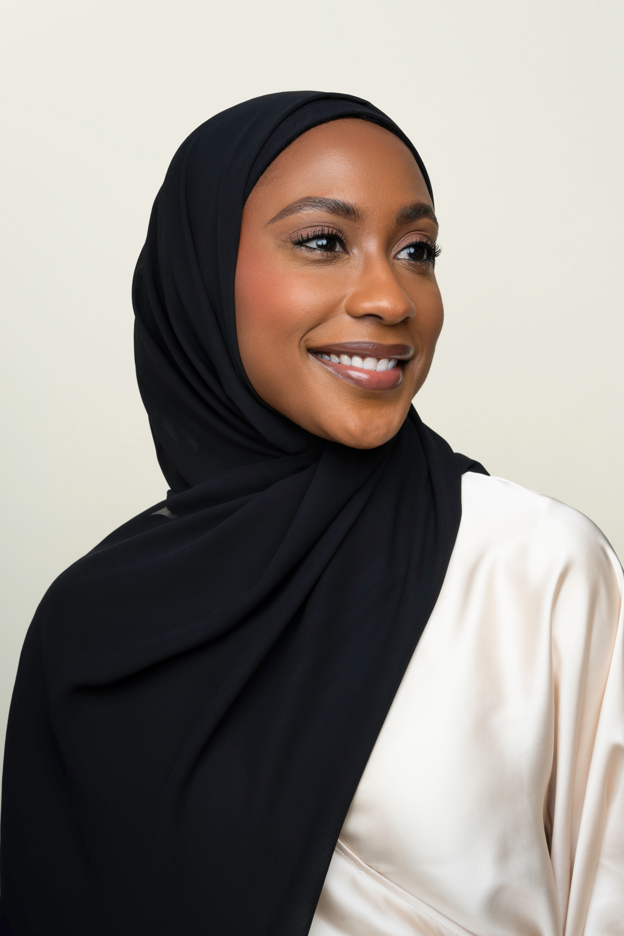 Cloud Chiffon Hijab - Licorice