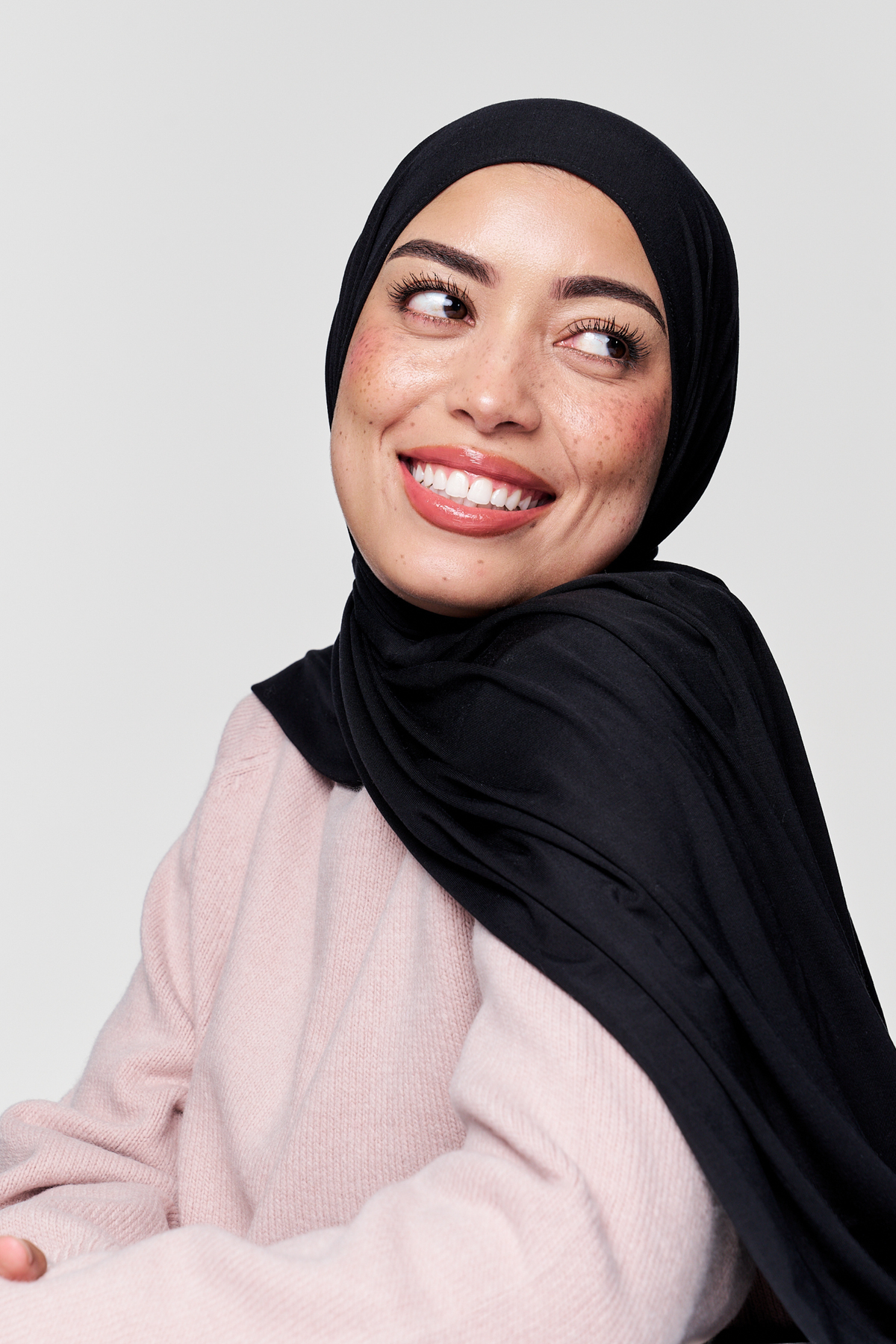 Bamboo Jersey Hijab- Black