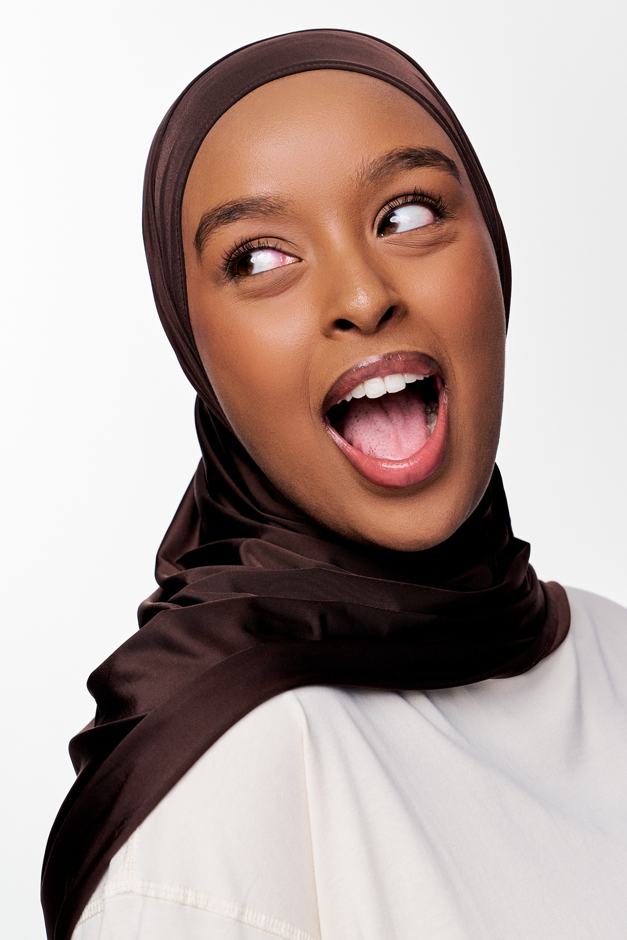 Glossy Jersey Hijab- Rich Mocha - Honey Hijabs, - Luxury Haute Hijabs, Honey Hijabs - Honey Hijabs