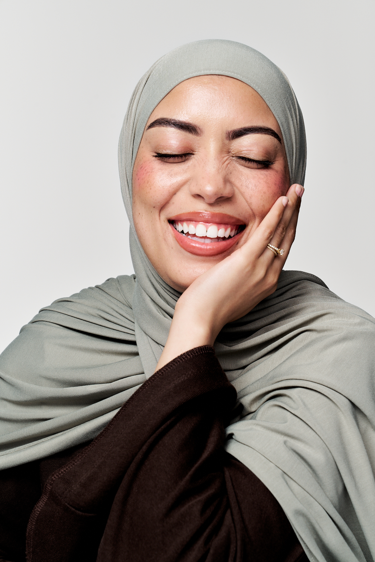 Bamboo Jersey Hijab- Olive Tree