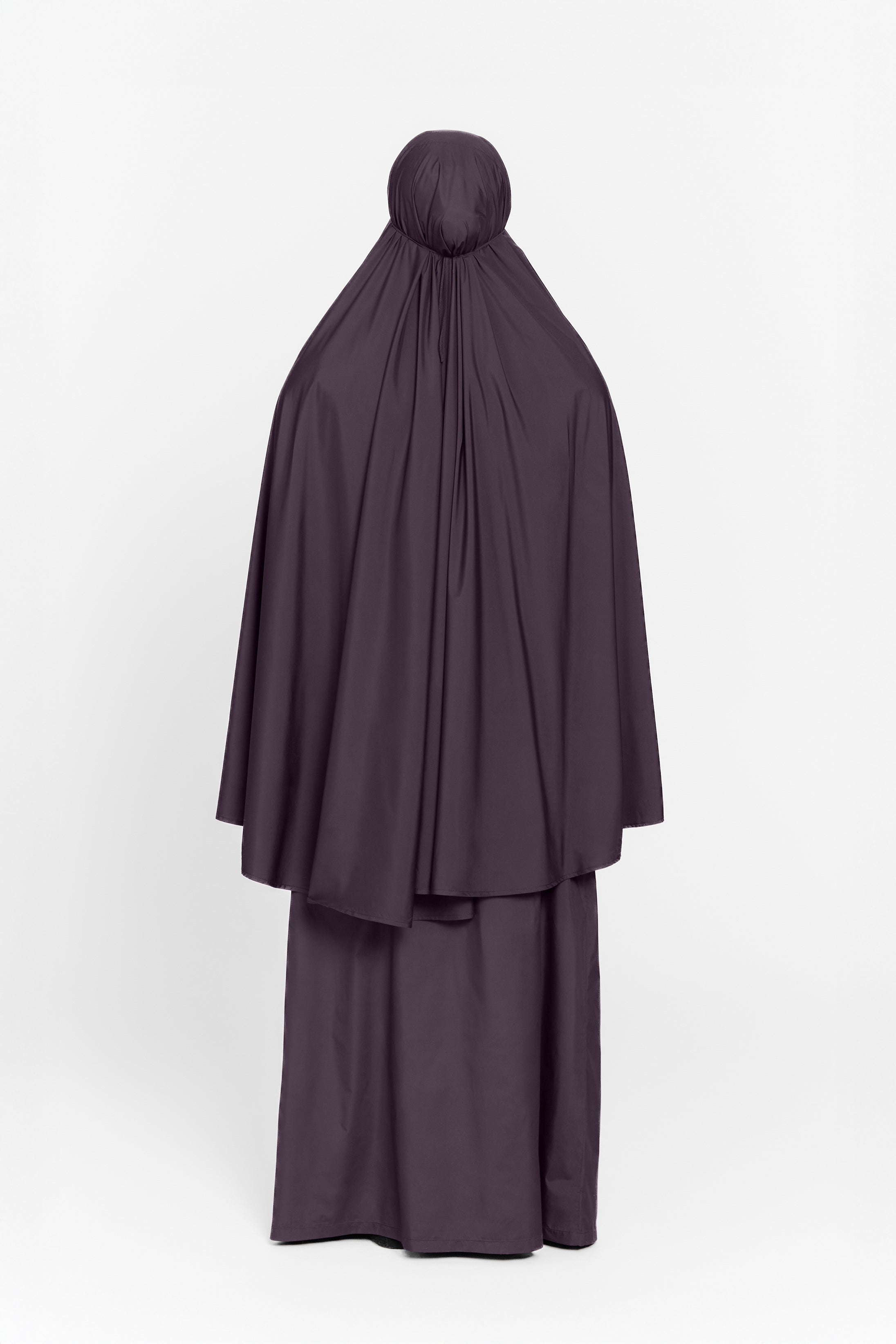 EveryWear Prayer Hijab- Black Plum - Honey Hijabs, - Luxury Haute Hijabs, Honey Hijabs - Honey Hijabs