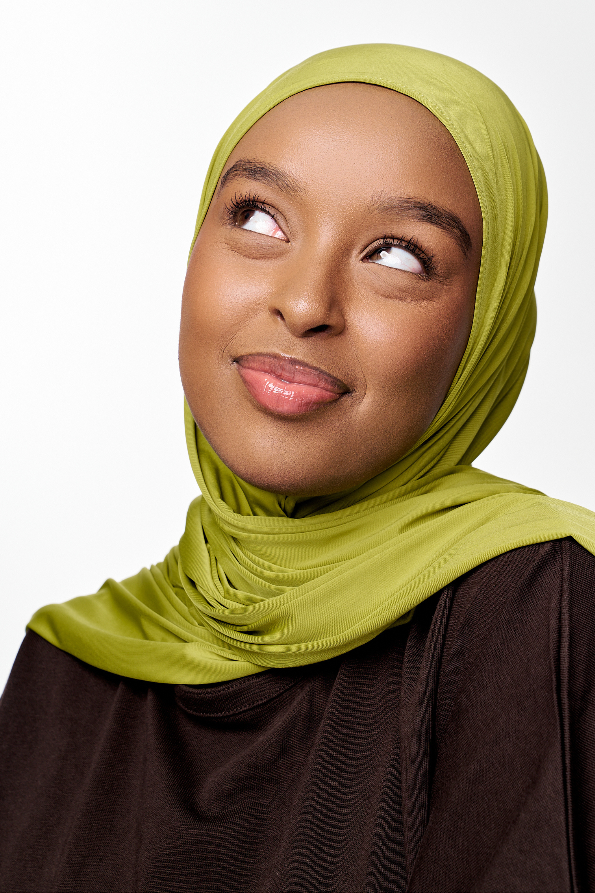 Glossy Jersey Hijab- Green Fig - Honey Hijabs, - Luxury Haute Hijabs, Honey Hijabs - Honey Hijabs