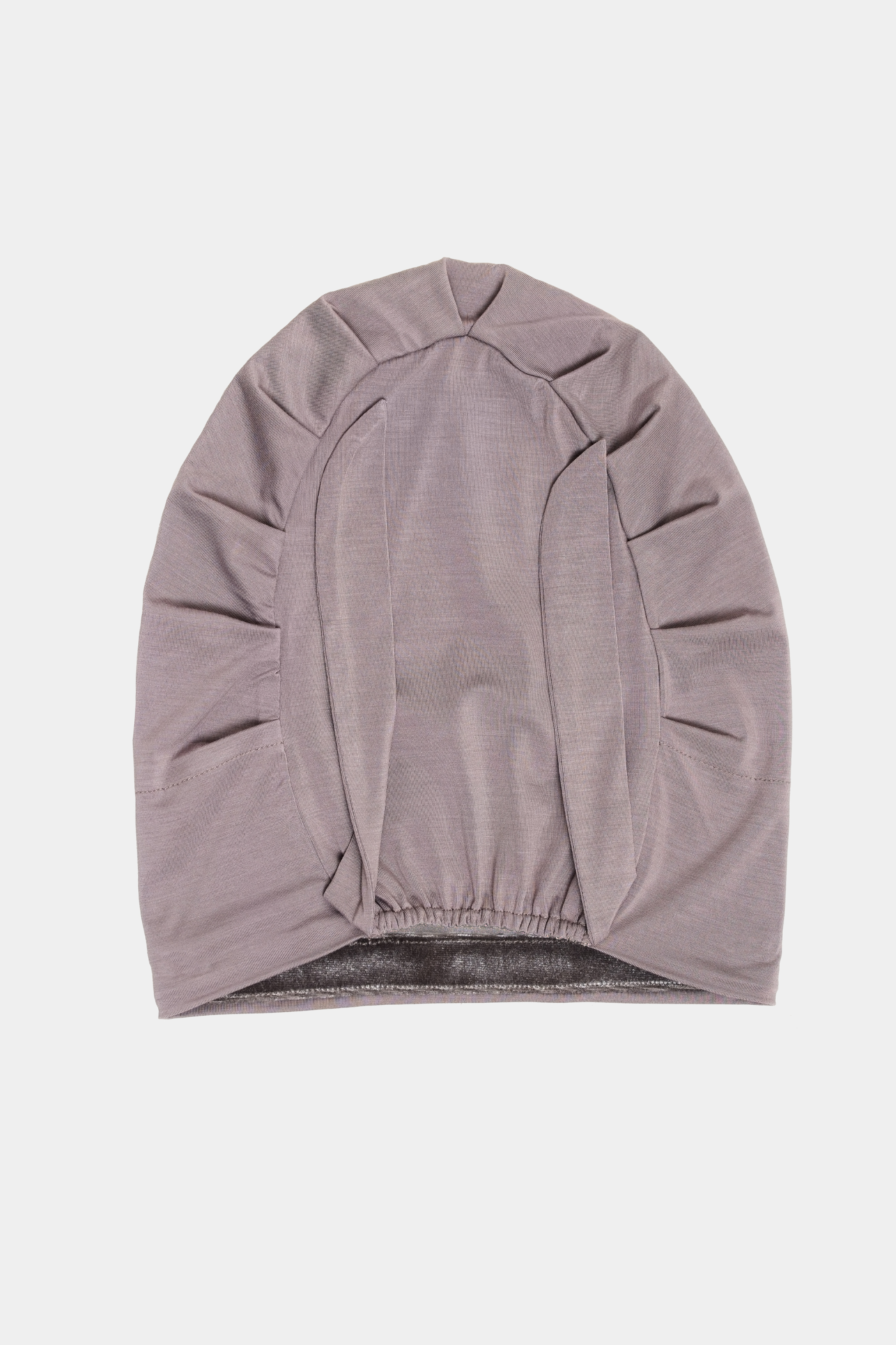 Silk Lined Underscarf - Mauve On