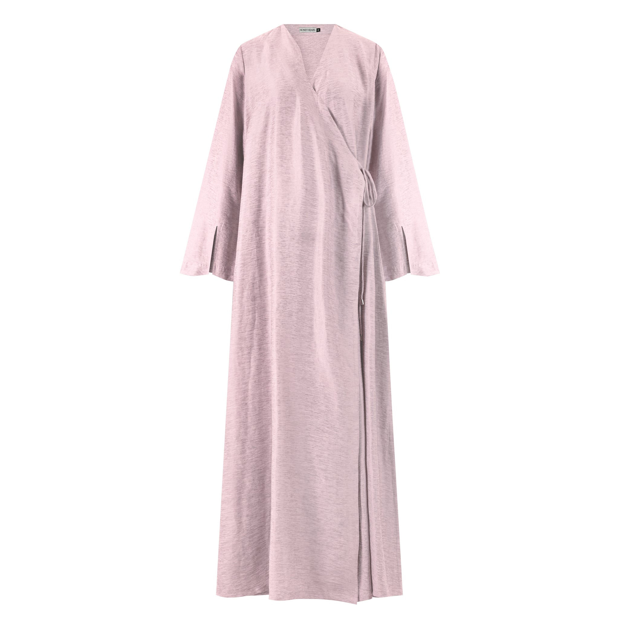 Amira Wrap Abaya & Hijab Set - Desert Rose
