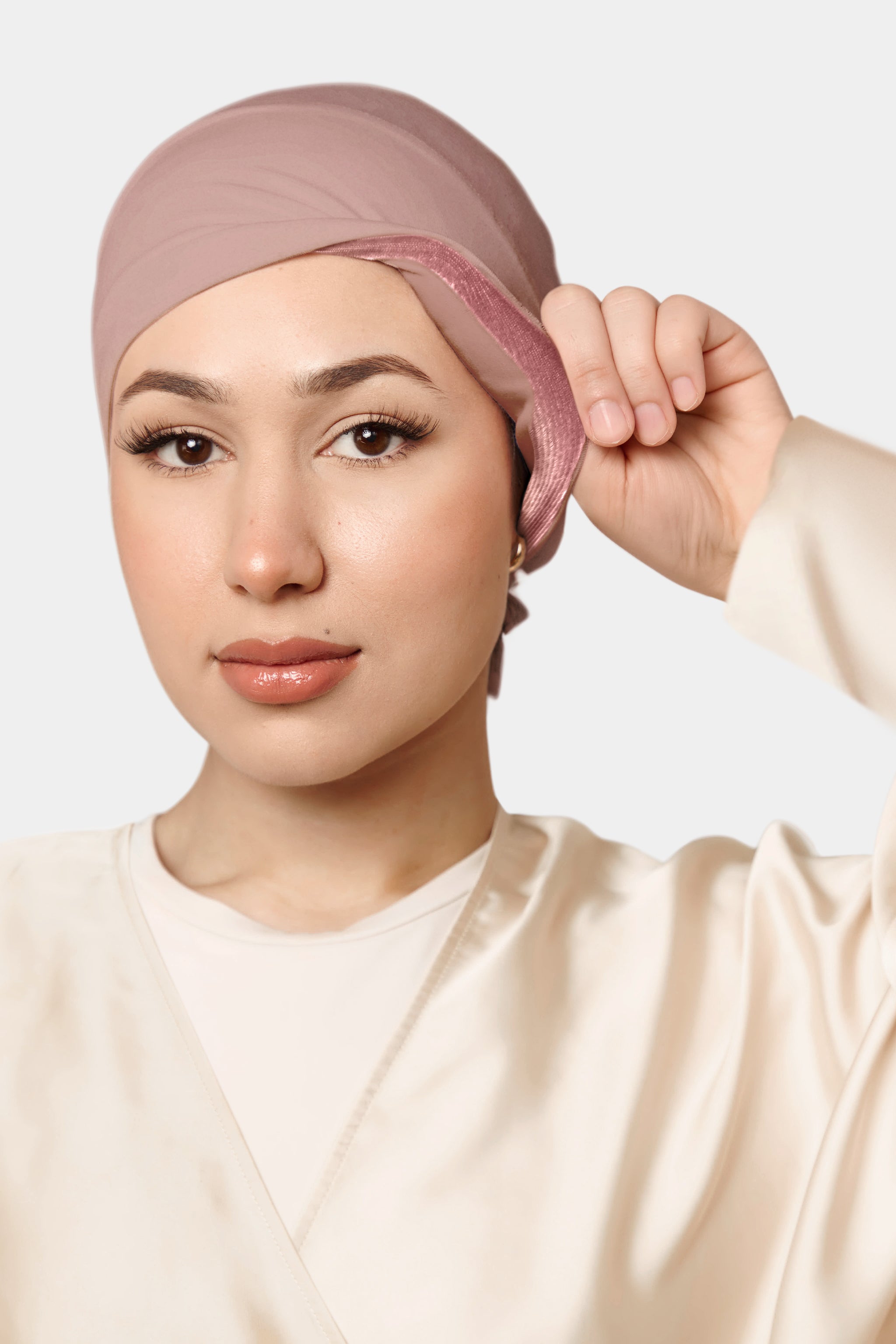 Velvet Grip Underscarf - Pink Haze