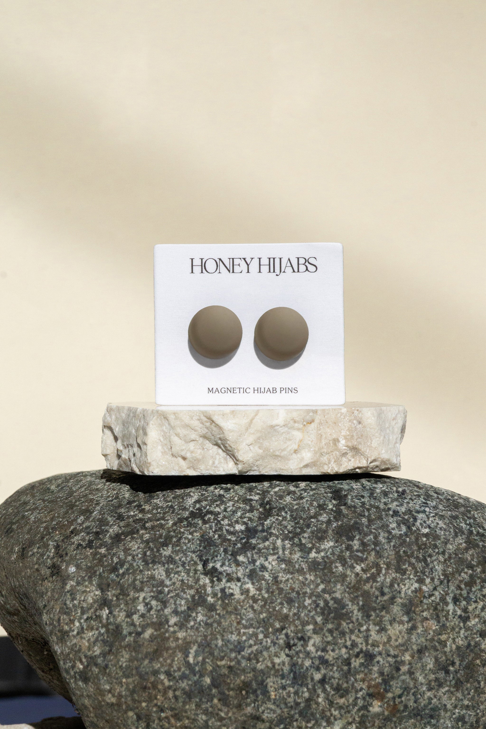 Hijab Magnet Set - Mushroom Truffle - Honey Hijabs, - Luxury Haute Hijabs, Honey Hijabs - Honey Hijabs