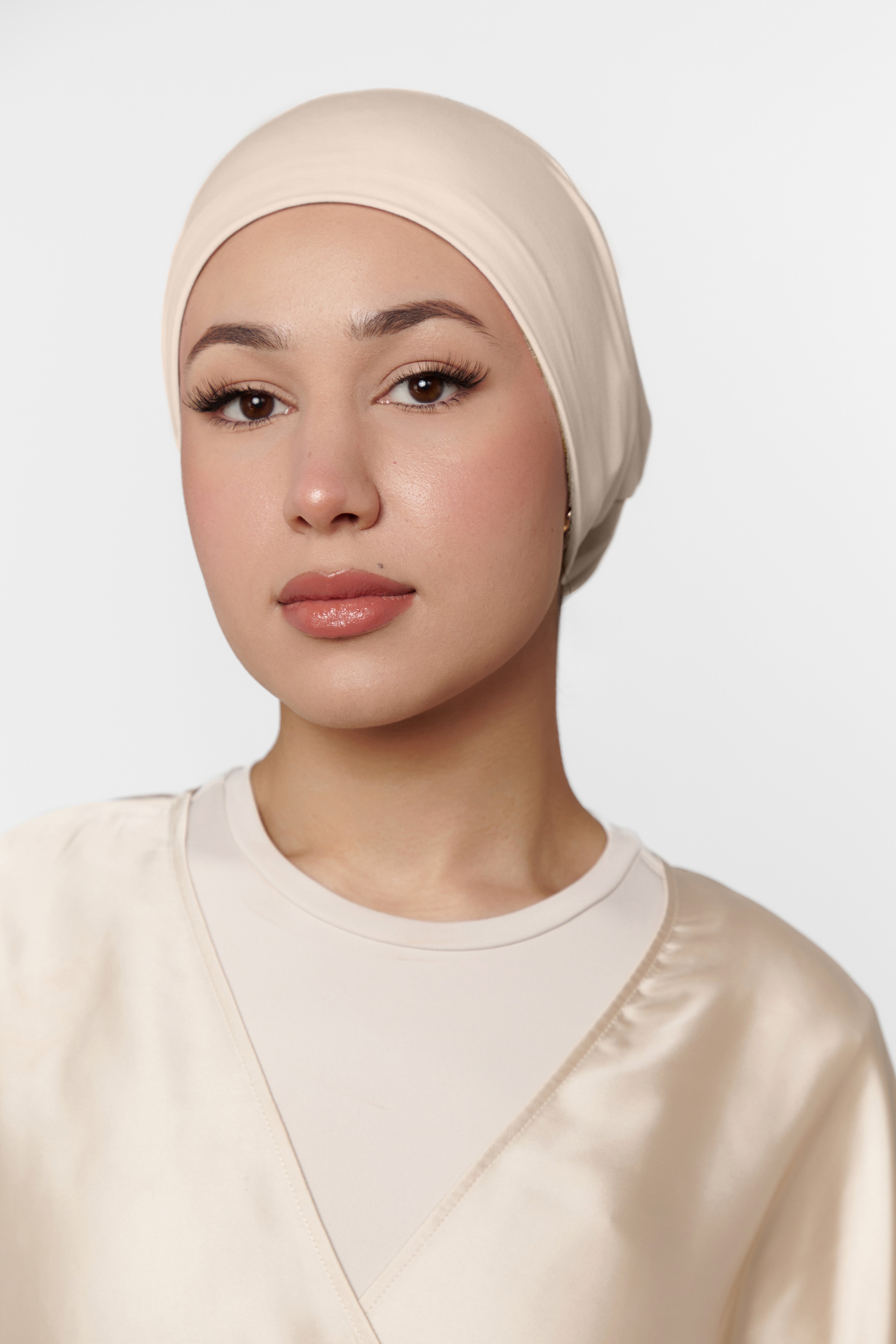Velvet Grip Underscarf - Seashell