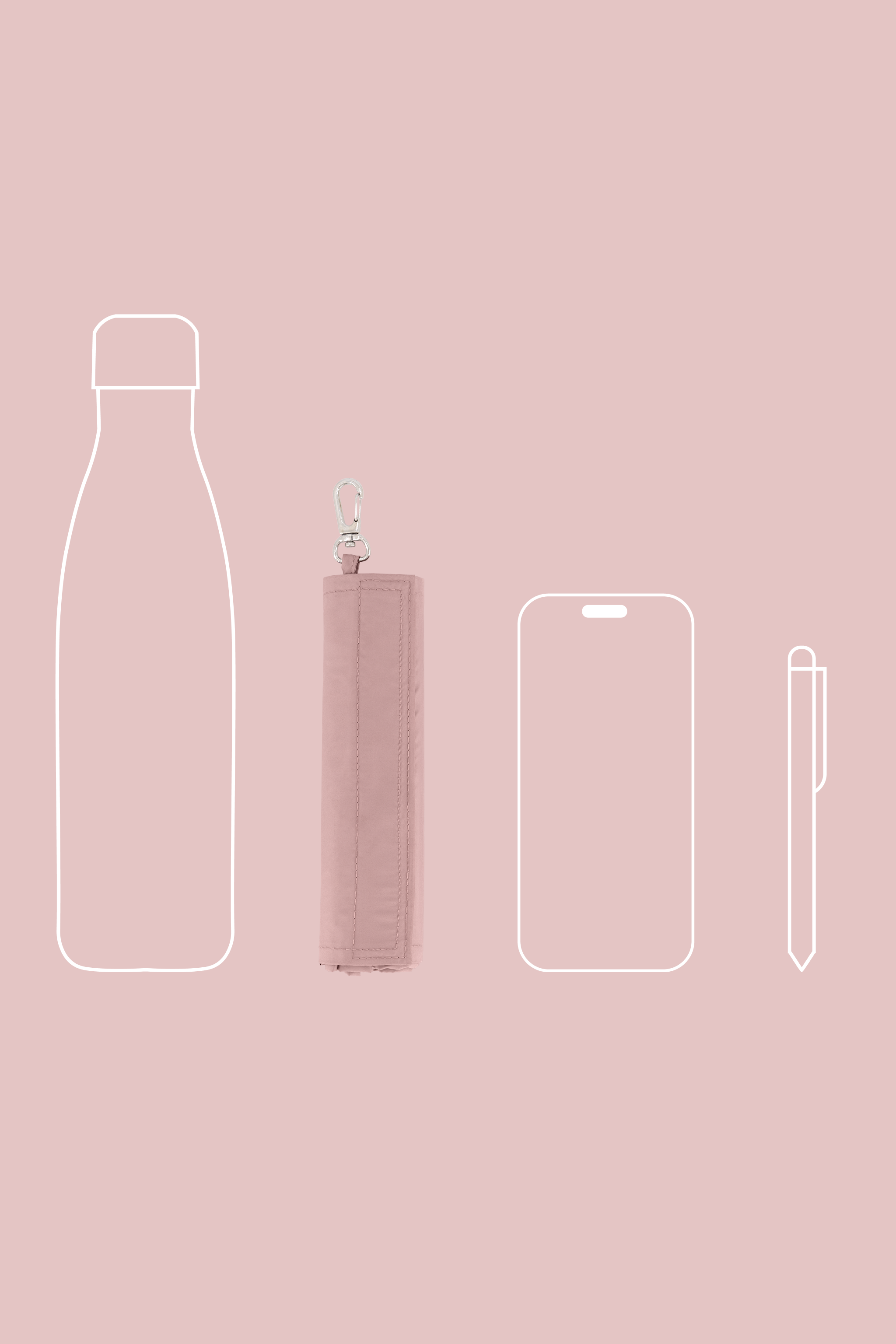 On-the-go prayer mat- Dusty Rose