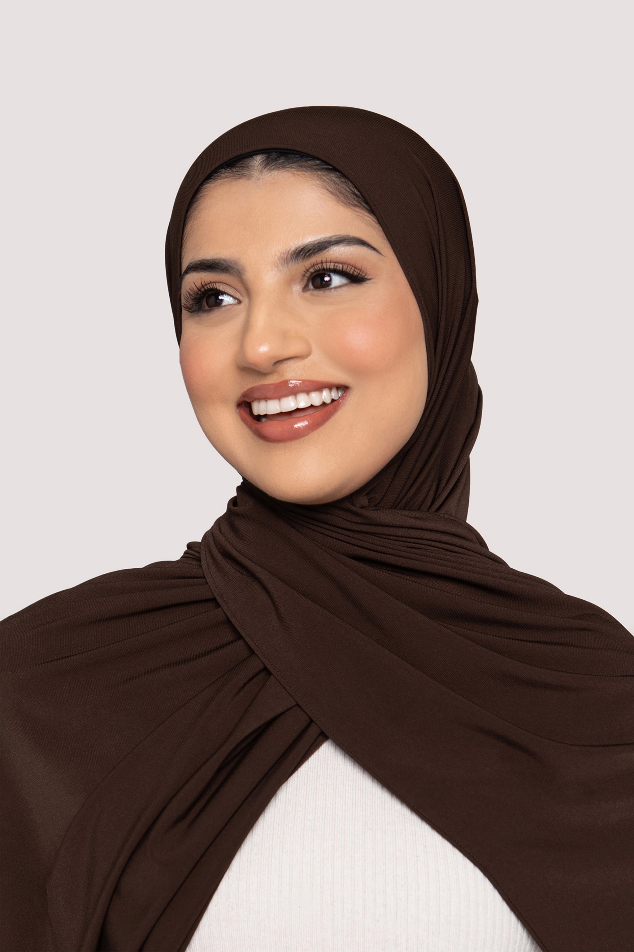 Fluid Jersey Hijab- Espresso - Honey Hijabs, - Luxury Haute Hijabs, Honey Hijabs - Honey Hijabs