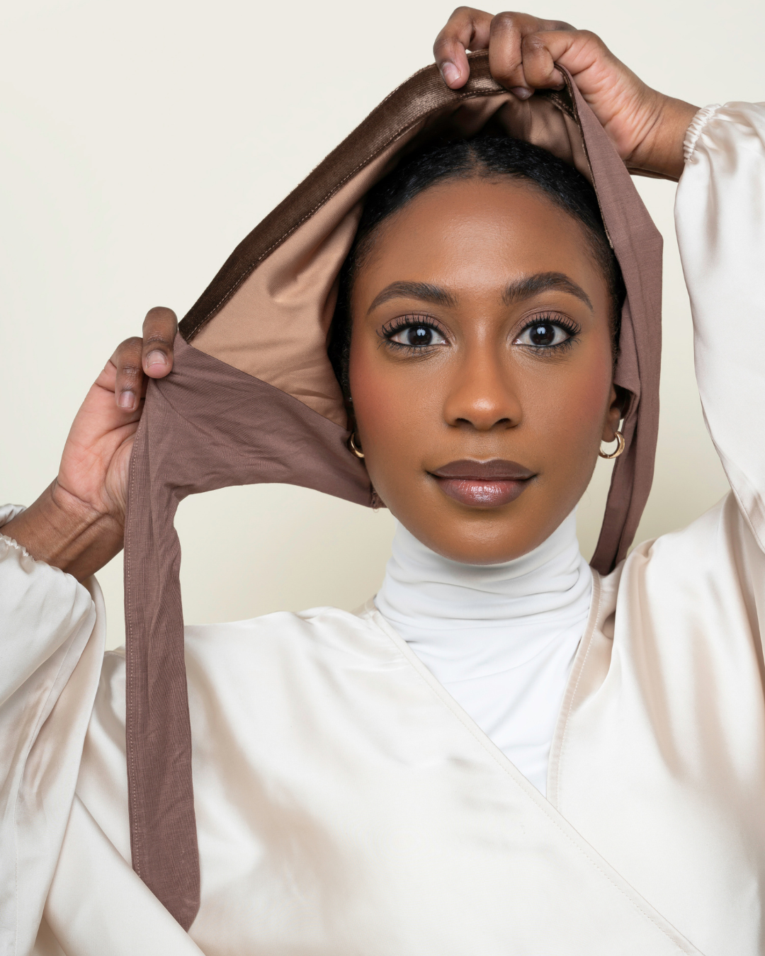 Silk shop lined scarf