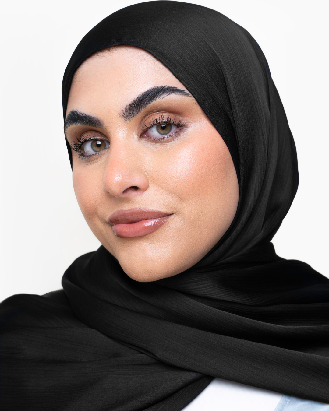 Matte Satin Hijab - Barely Beige