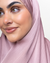 Textured Satin Hijab - Pink Stardust