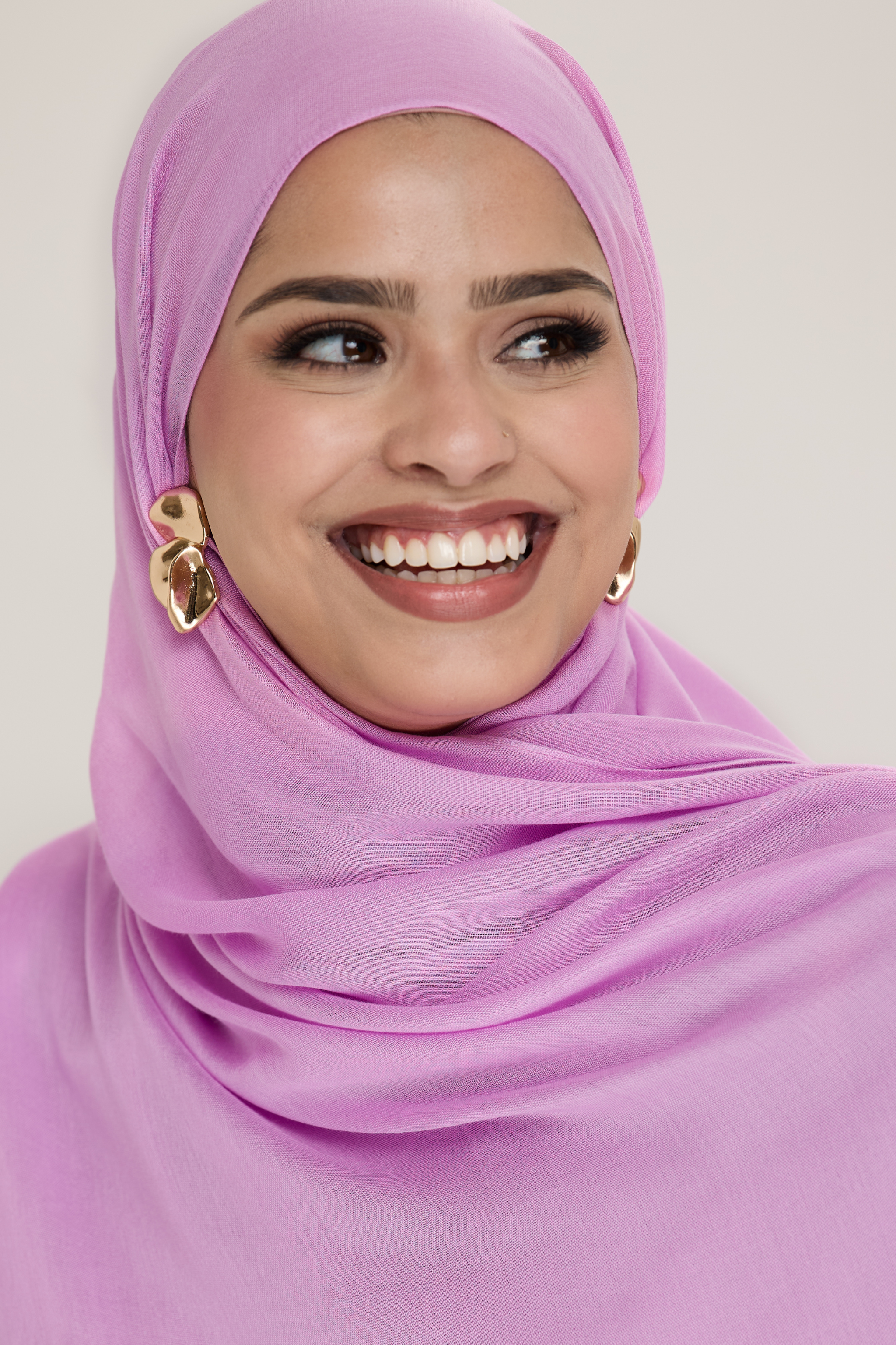 Lite Modal Hijab - Orchid Bloom