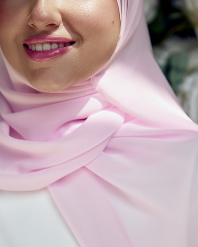 Luxe Lite Chiffon Hijab - Fairy Floss