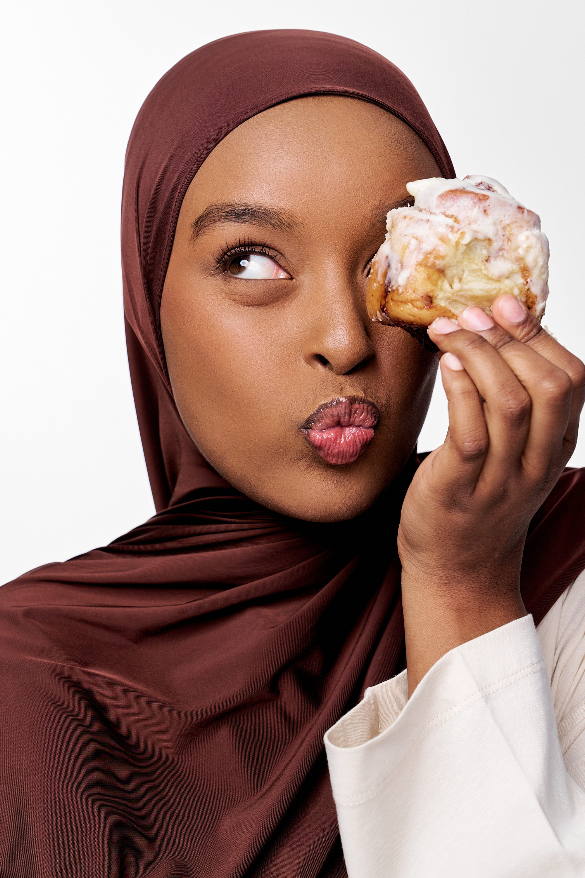 Glossy Jersey Hijab- Cinnamon - Honey Hijabs,   - Luxury Haute Hijabs, Honey Hijabs - Honey Hijabs 