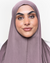 Textured Satin Hijab - Antique Purple