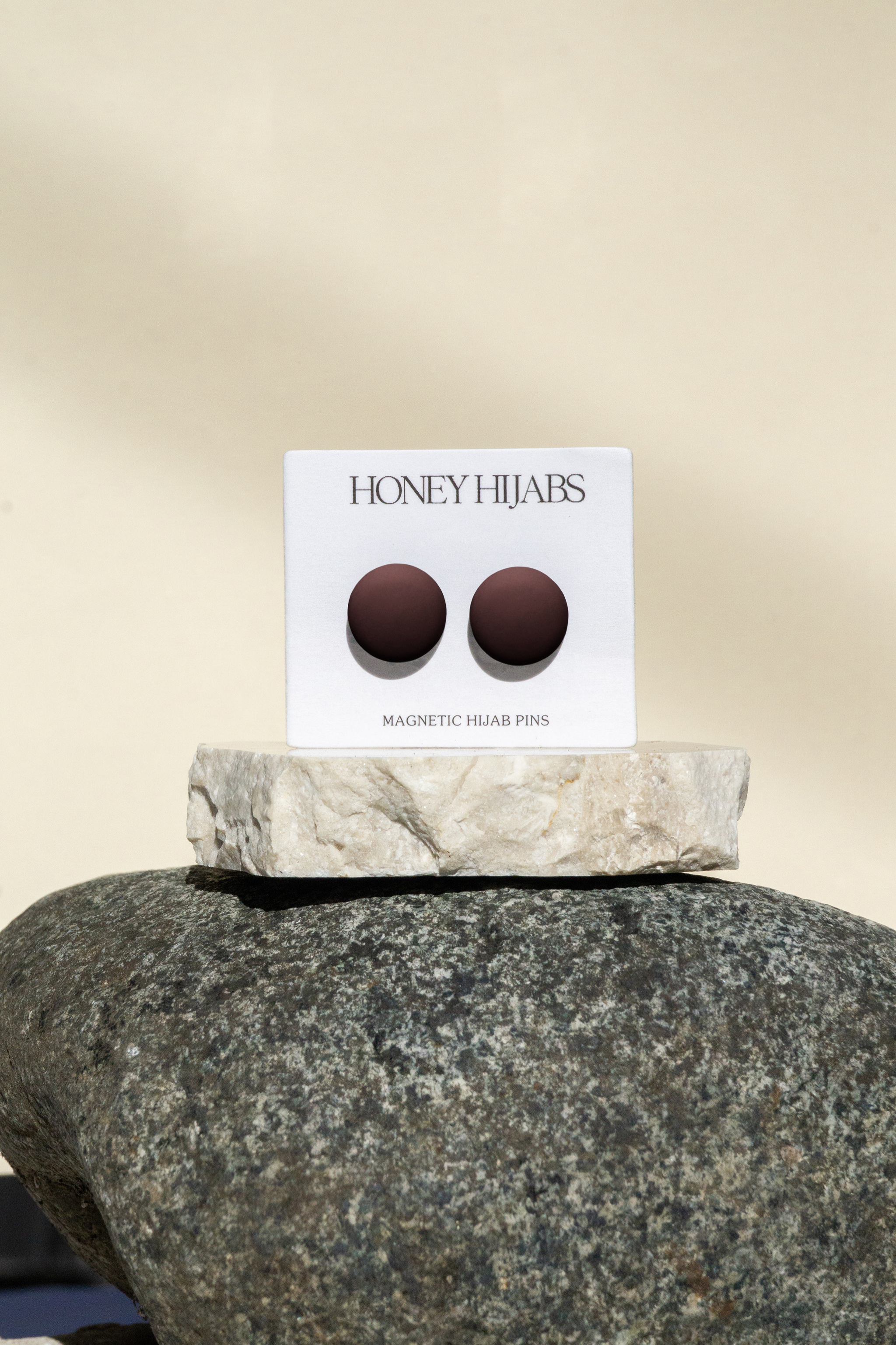 Hijab Magnet Set - Qahwa Brown