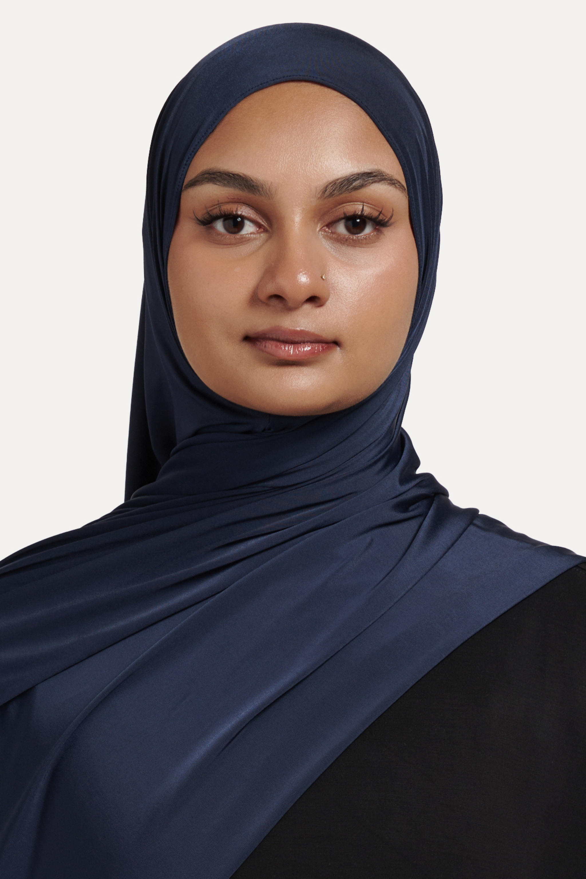 Glossy Jersey Hijab- After Midnight