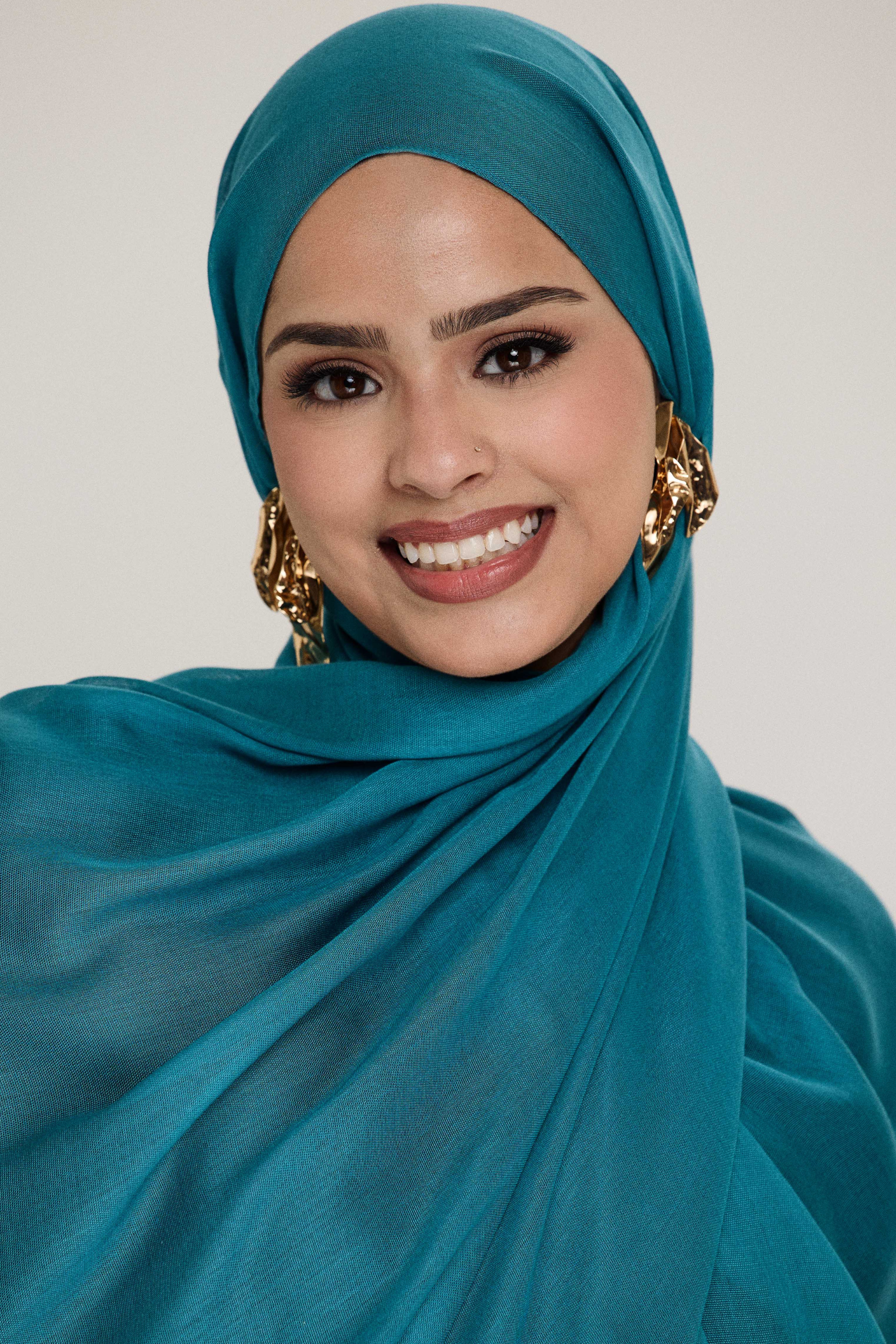 Lite Modal Hijab - Teal Lagoon