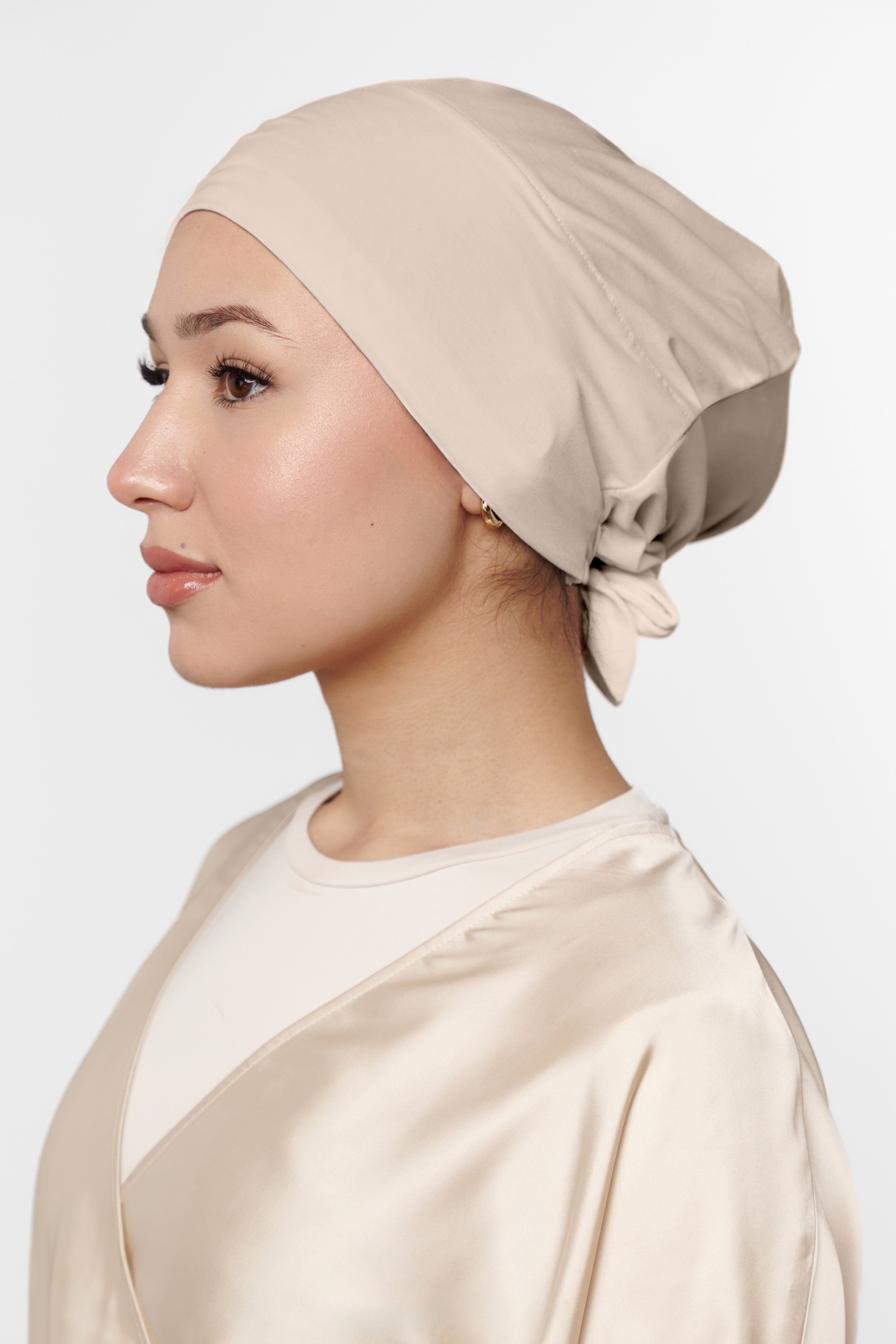 Velvet Grip Underscarf  - Seashell