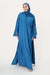 Amira Wrap Abaya & Hijab Set - Ocean Blue