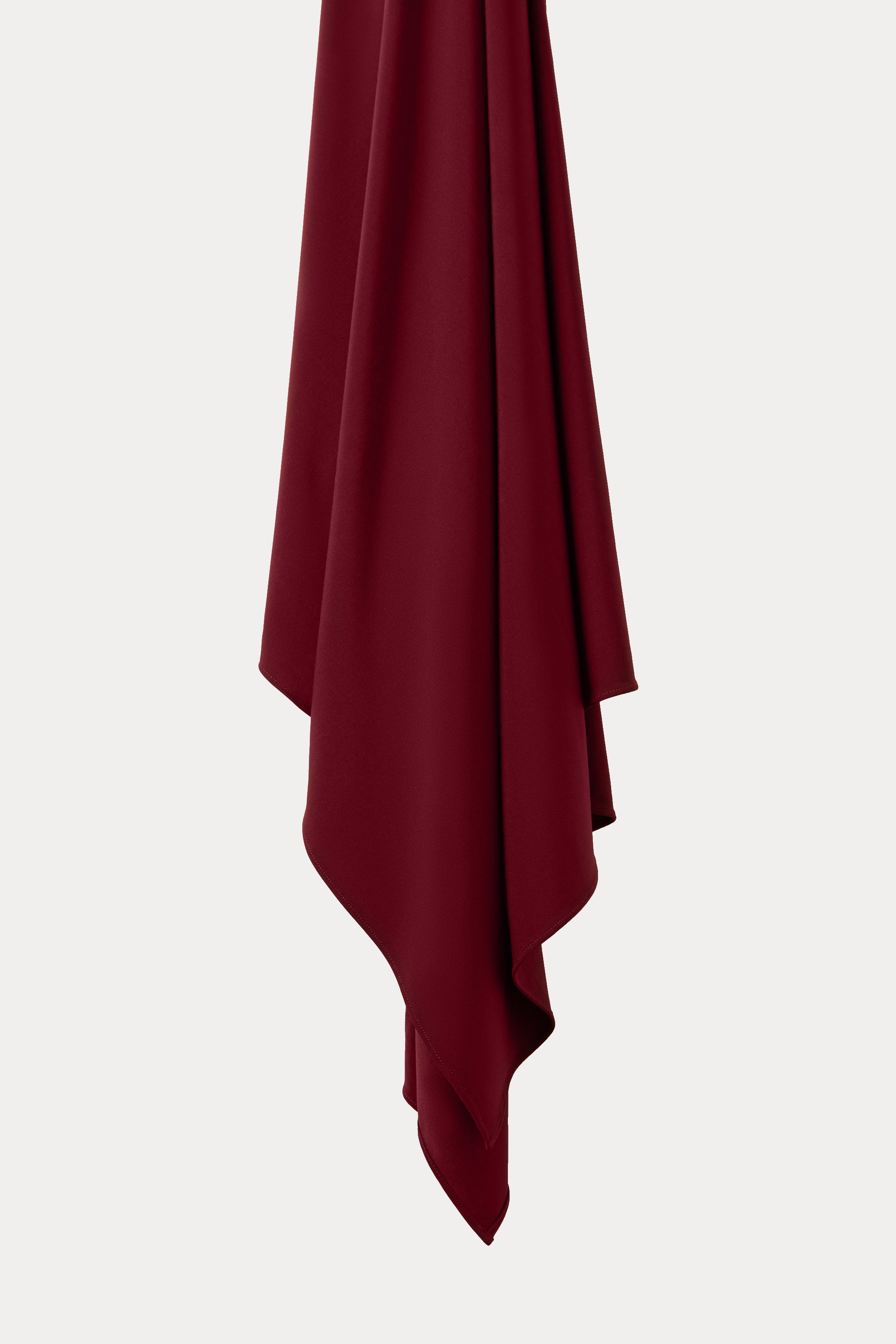 Fluid Jersey Hijab- Dark Cherry - Honey Hijabs,   - Luxury Haute Hijabs, Honey Hijabs - Honey Hijabs 