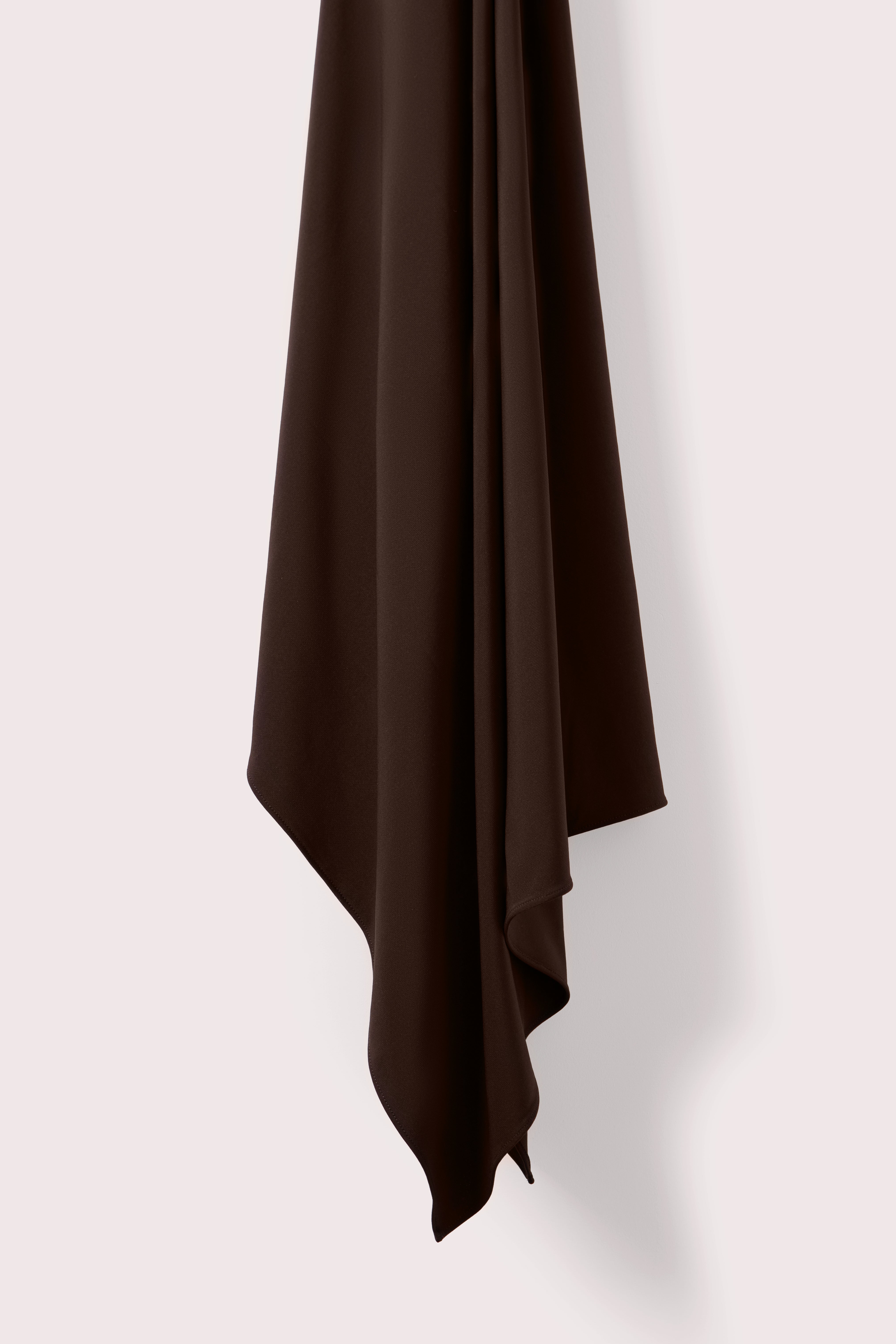 Fluid Jersey Hijab- Espresso - Honey Hijabs,   - Luxury Haute Hijabs, Honey Hijabs - Honey Hijabs 
