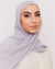 Matching Classic Chiffon Hijab Set - Lavender Honey