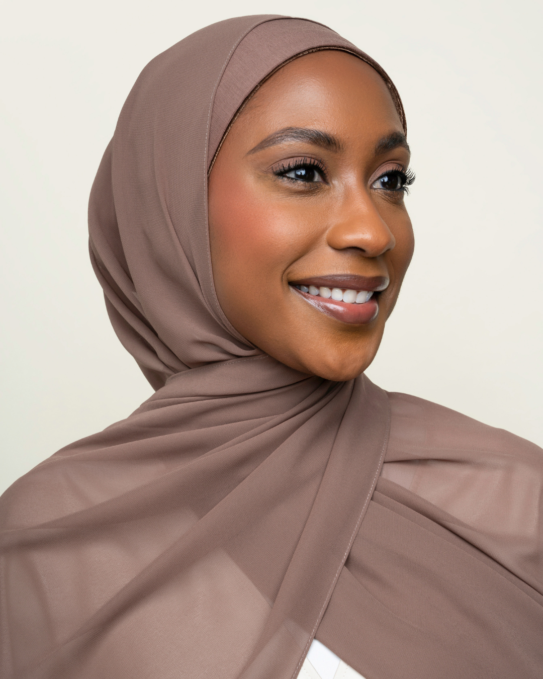 Luxe Lite Chiffon Hijab - Macchiato
