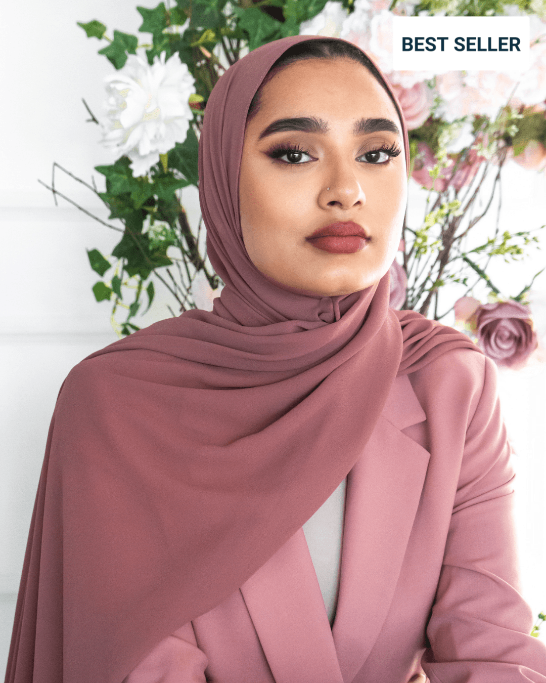 rosewood premium chiffon hijab